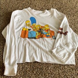 Long sleeve crop top